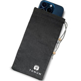 Emf Shield Sleeve For Cell Phone - Emf Protection Smartphone Pouch - Anti Emp Bag - Signal Blocking Case For Radiation Emf Emp 5G Rfid (Black)