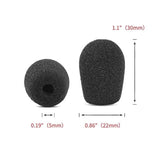 Ear Pads Replacement B450-Xt Microphone Foam Compatible With Vxi Blueparrott B450-Xt B450Xt Bluetooth Headset Mod Kit Ear Cushions Cups (Ear Pads + Microphone Foam)