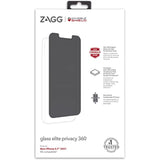ZAGG InvisibleShield Glass Elite Privacy Screen Protector for iPhone 13 Pro Max & iPhone 14 Plus, Anti-glare, Impact Protection, Smudge Free, Scratch Resistant, Easy Application