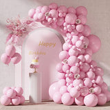 87Pcs Light Pink Balloons Different Sizes 18 12 10 5 Inches For Garlan