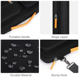 17 Inch Laptop Sleeve Case,Waterproof Laptop Bag With Handle,Shockproof Protective Notebook Pc Case Compatible With Lenovo/Hp/Acer/Chromebook/Dell/Msi,Black