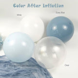 126 Pcs Dusty Blue Balloon Arch Kit for Wedding Birthday Baby Shower Decor