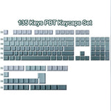 Pbt Keycaps, 135 Keys Double Shot Keycaps Side Engraved Transparent Keycap Set