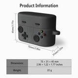 Funny Cartoon Design Silicone Case for Sony WF-1000XM6 Earbuds with Carabiner Dark Gray