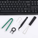 5 Pcs Keyboard Puller Set,Keyboard Cleaning Tools Set Switch Puller Set Stainl