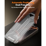 3 Pack For Iphone 15 Pro Max Privacy Screen Protector Tempered Glass:9H+ Durable, Auto Positioning, Bubble Free, High Definition, Easy Installation