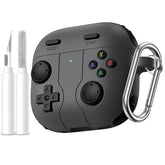 Game Case for AirPods 4 2024 Cover with Cleaner Kit, Keychain, Compatible with Airpods 4 Case Covers, Cute Funny Shock-Proof Protective