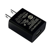 UL Certified USB Wall Charger Power Supply 5v1A (1000mA) Universal Portable Travel Power Adapter Plug Block High Speed for iPhone iPad iPad Samsung HTC LG iPod Nokia Travel Office Home Use