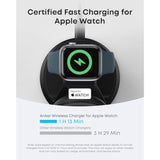 Anker MagSafe Charger Compatible, MagGo 3-in-1 Charging Station, Qi2 Certified 15W Magnetic Wireless Charger Dock Stand, For iPhone16/15/14/13/12 Series, Apple Watch,AirPods,and More(Adapter Included)