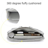 15-15.6 Inch Laptop Shoulder Bag, For Macbook Pro 16, Hp Lenovo Dell 14 Inch Waterproof Messenger Bag Case Sleeve (Silver)
