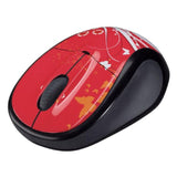 Logitech V220 Cordless Optical Mouse for Notebooks (Blush Butterfly)