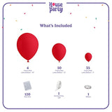 Cherry Red Balloons For Valentine'S Day 5/12/18 Inch | Matte Balloons