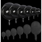 55 Pc Clear Bobo Balloons (6 Sizes 8"-36") Bubble Balloon for Party Decoration