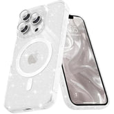 For Iphone 13 Pro Case For Women Girls, Bling Sparkle Clear Magnetic Compatible With Magsafe Cute Full Camera Protection Glitter Soft Silicone Phone Case For Iphone 13 Pro,Glitter Clear