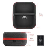 Geekria Shield Headphones Case Compatible with Sennheiser HD820, HD800S, HD800, HD700, HD660S2, HD660S, HD650 Case, Replacement Hard Shell Travel Carrying Bag with Cable Storage (Dark Grey)