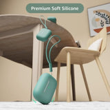 Compatible With Airpods Pro 2 Case, Soft Silicone Skin Cover Protective Cases With Cleaner Kit And Lanyard Compatible For Airpod Pro 2Nd Generation, Front Led Visible-Pine Green