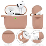 Case For Apple Airpods 4 - Airpods 4 Cases 2024 Cover Women Anti-Drop Silicone Ipods 4 Earbuds Wireless Accessorie Charging Cases Girl Bling Keychain For Airpod Ipods 4Th Generation