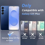 Galaxy S25 Plus 5G Case, Glow in the Dark, Shockproof, Hard Bumper + Soft Silicone