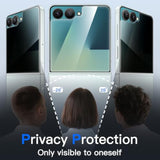 JETech Front Privacy Screen Protector for Samsung Galaxy Z Flip 7 2025, Anti-Spy Tempered Glass Film with Easy Installation Tool, Case-Friendly, 2-Pack