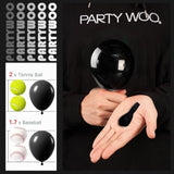 120-Pcs 5" Black Matte Balloons for Party, Wedding & Event Decorations