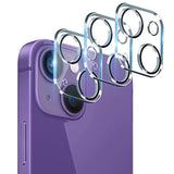 3-Pack iPhone 14 & 14 Plus Camera Lens Protectors 9H Tempered Glass