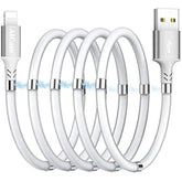 Magnetic Charging Cable,(3Ft) Super Organized Charging Magnetic Absorption Nano Data Cable For Phone 14 13 12 11/Xs/Xs Max/Xr/X/8/8 Plus/7/7 Plus/6S/6S Plus/6/6 Plus/Se/5S/5C/5/Pad/Pod