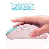 2.4G Wireless Mouse, 1200 Dpi Mobile Optical Cordless Mouse With Usb Receiver,
