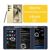 Black Rose Slim Protective Cover for Samsung S24 Ultra