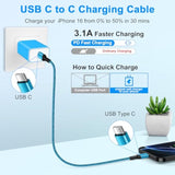 Usb To Usb C Cable Samsung Phone Charger 3 Pack 6Ft For Galaxy A17 A16 5G S25 Ultra A15 A35 S24 Fe S23 A14 A54 Z Fold 7 Flip 6, Android Charger Fast Charging Type C To C Power Cord Car Carplay Cable