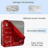 Drill Free Wall Mount Compatible with HY300PRO Mini Projector Ceiling Mount, HY300 PRO Accessories Aluminum Wall Mount Stand