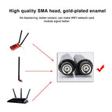 External Antenna,2Pcs M.2/Ngff Network Card Cable And 2X5Dbi Antenna For 9560Ngw /9260Ac/7265Ac