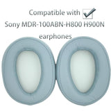 Replacement Ear Pads Compatible With Sony Mdr-100Abn-H800 H900N Headphones, Mdr-100Abn Earpads Cushions With Protein Leather And Memory Foam (Moonlight Blue)