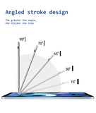 Stylus Pen For Samsung Galaxy Tab A11+/A11/A9+/A9/A8/A7 Tablet Pens For Ios/Android/Windows Stylists Pen With Dual Touch Screen Stylus Pencil (White)