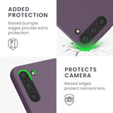 kwmobile Case Compatible with Samsung Galaxy S23 Plus Case - TPU Silicone Cover - Works with Wireless Charging - Pale Iris