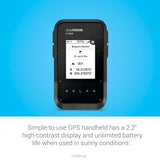 Etrex Solar, Gps Handheld Navigator, Unlimited Battery Life, Water Resistant
