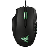 Razer RZ01-01050100-R3M1 Naga Left-Handed - Ergonomic MMO Gaming Mouse with 12 Programmable Thumb Buttons - 8,200 Adjustible DPI
