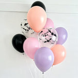 Halloween Balloon Arch Kit with Spider Star Foil Balloons & Bat Stickers Party Decor