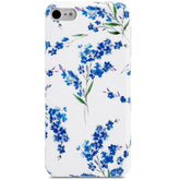 Ipod Touch 7Th Generation Case, Ipod Touch 6Th 5Th Case, Cute Floral Slim Soft Bumper Tpu Flower Design Shockproof Protective Case Cover For Girls Women (Blue)