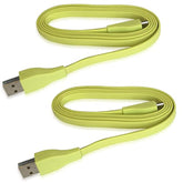 Cord Replacement For Ue Boom Charger, 1.2M Usb Charging Cable Compatible With Logitech Ultimate Ears Boom 3/ Megaboom 3/ Ue Wonderboom/Ue Boom/Megaboom/Mega Boom (2 Pcs, Yellow)