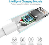 3 Pack Apple MFi Certified Lightning to USB A Cable 6FT Fast Charging Cord for iPhone 14 13 12 11 iPad AirPods