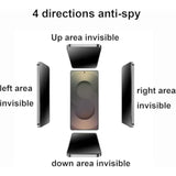 2 Pack 360 Degree Matte Privacy Screen Protector For Google Pixel 10 Pro Xl / 9 Pro Xl Anti-Glare Anti-Spy 4 Sides Soft Film Support Finger Unlock 6.8 Inch