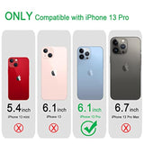iPhone 13 Pro Clear Case Transparent Shockproof Slim Hard PC Bumper Cover