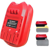 DM18MAN Battery Adapter for Craftsman 20V, Converts Dewalt 20V & Milwaukee 18V