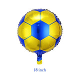 6-Pc Soccer Balloon Set with Trophy & Foil Balloons for Birthday or Sports Parties