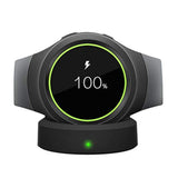 Compatible For Samsung Gear S2 Charger, Charging Cradle Dock For Gear S2, Gear S2 Classic Smart Watch (Black)