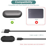 Charger for PLAUD NotePin, Replacement Charging Cable USB-C Dock for PLAUD NotePin AI Voice Recorder (3.3ft/1m)