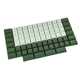 Zda Similar To Xda Keycaps Thick Pbt Matcha Dye-Sublimation Keycap Set For Erg