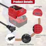 For Craftsman 20V Battery Charger, Compact Charger Replacement For Craftsman Charger 20V (Only Charge For 20V)
