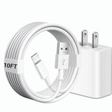 Usb A To Micro Usb Cable 10Ft Usb Charging Block 5V 2A Power Adapter Compatible Fo Samsung Galaxy Tab A, E, S, S2, 3, 4, 7.0" 8.0" 8.4" 9.6" 9.7" 10.1" 10.5" Lte Samsung Tablet Charger Micro Cord Port