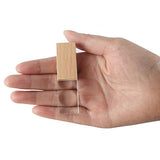 Firstmemory 32Gb Usb 2.0 Flash Drive Novelty Wood Crystal Transparent Pen Drive Led Light Memory Stick Thumb Drives Data Storage Pendrive Gifts (32 Gb, Crystal & Wood)